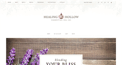 Desktop Screenshot of healinghollow.com