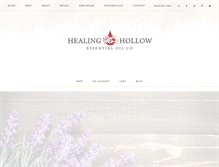 Tablet Screenshot of healinghollow.com